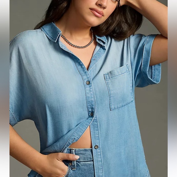 Cloth & Stone Breezy Buttondown - Picture 1 of 2